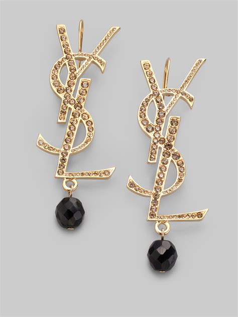 yves saint laurent earrings.